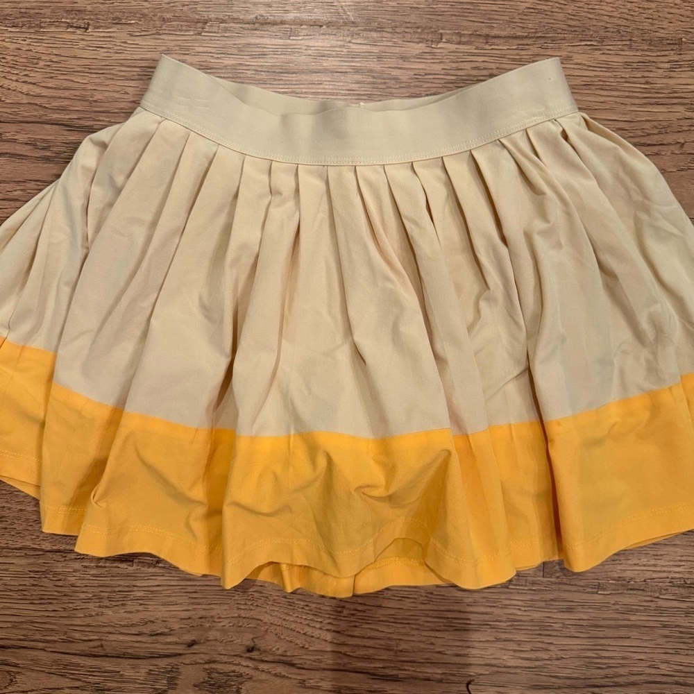 EUC! Athleta Girl ColorBlock Tennis Pleated Skirt Skort Athletic Sz 12/L
